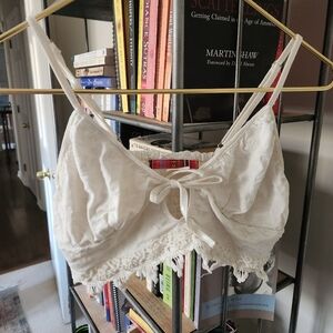 Super Cute Cotton Lace Trimmed Bralette
